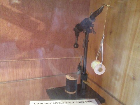 Chancy Lively's fly tying vise