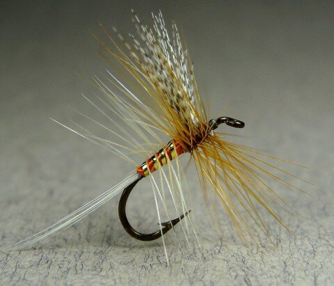 Queen of the Waters Catskill style dry fly - tied by Karsten Neben