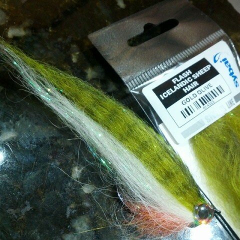 Mike's streamer using Performance Flies Flash Icelandic Sheep Hair