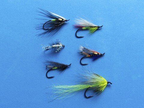 Goulet Salmon Flies (Group Shot)