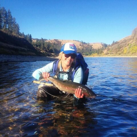 Steelhead on Skated Muddler